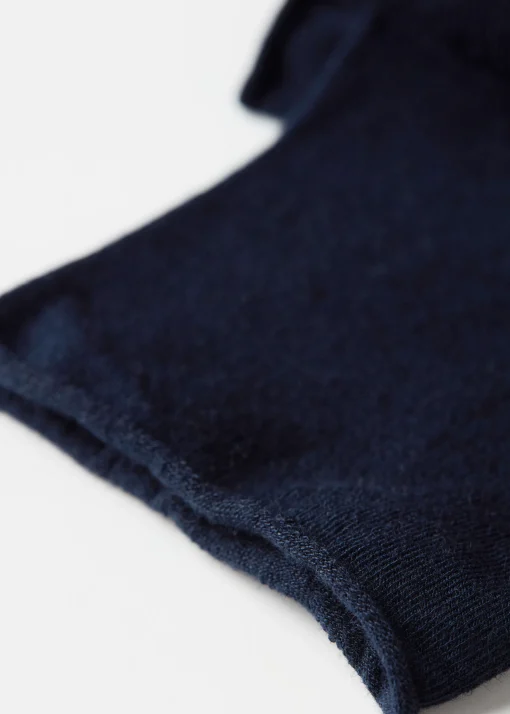 Calcetines Cortos Con Cashmere Sin Puño