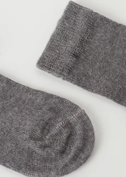 Calcetines Cortos con Cashmere de Recién Nacido