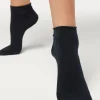 Calcetines Cortos de Algodón Sin Puño