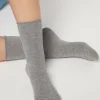 Calcetines cortos de algodón sin puños