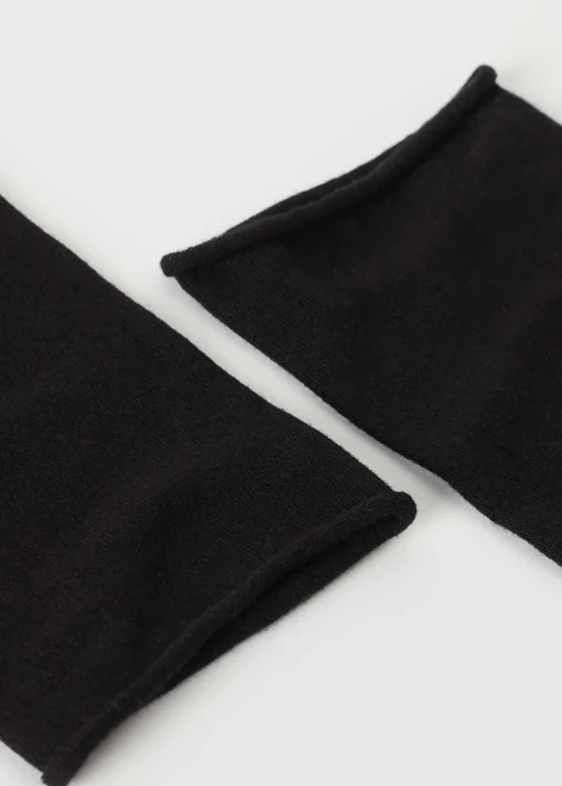 Calcetines cortos de algodón sin puños