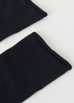 Calcetines cortos de algodón sin puños
