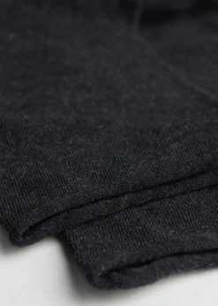 Calcetines cortos de algodón sin puños