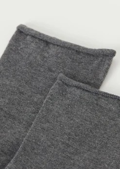 Calcetines cortos de algodón sin puños