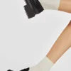 Calcetines Cortos de Canalé  con Cashmere