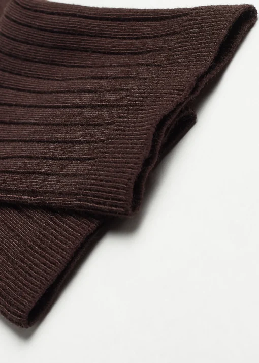 Calcetines Cortos de Canalé  con Cashmere