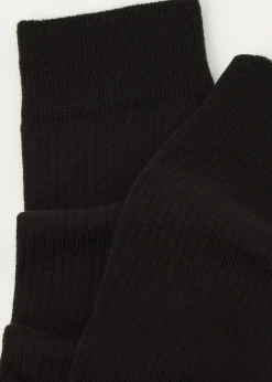 Calcetines Cortos de Canalé de Hombre