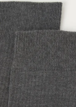 Calcetines Cortos de Canalé de Hombre