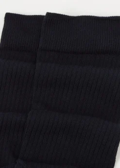 Calcetines Cortos de Canalé de Hombre