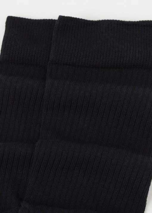 Calcetines Cortos de Canalé de Hombre