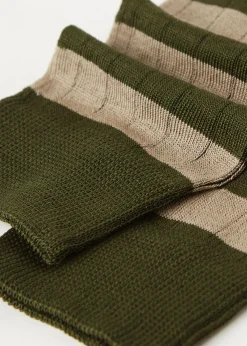 Calcetines Cortos de Rayas de Hombre