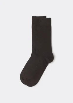 Calcetines Cortos en Algodón Cálido de Hombre