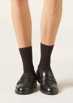 Calcetines Cortos en Cachemira y Glitter