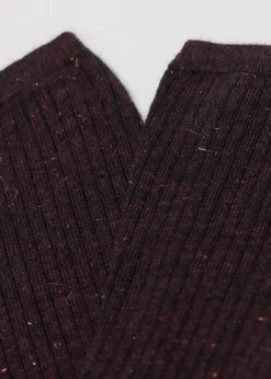 Calcetines Cortos en Cachemira y Glitter