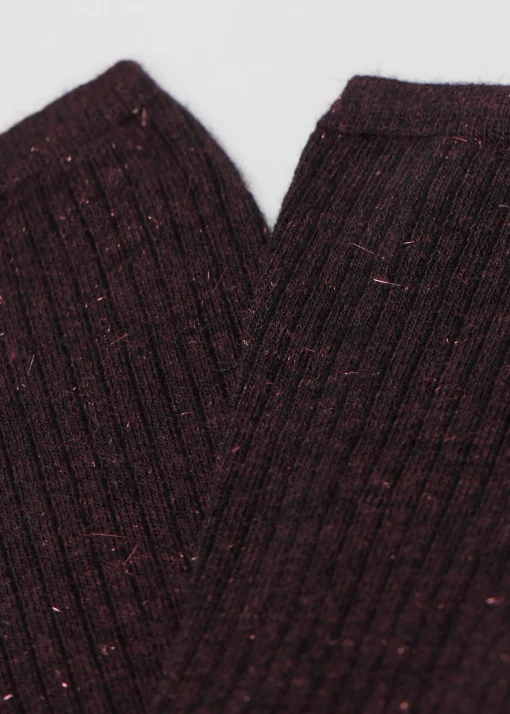 Calcetines Cortos en Cachemira y Glitter