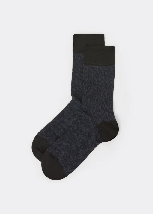 Calcetines Cortos Espiguilla Hombre