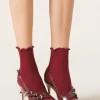 Calcetines Cortos Glitter Borde Soft