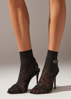 Calcetines Cortos  Lycra Animal Print