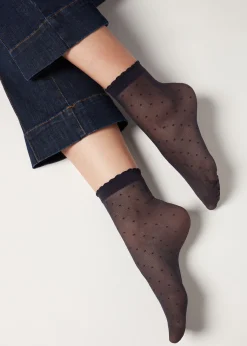 Calcetines Cortos Media Estampados