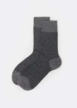 Calcetines Cortos Rombos Hombre
