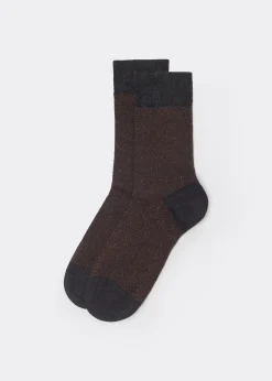 Calcetines Cortos Rombos Hombre