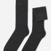 Calcetines de Canalé de Hombre con Lana y Cashmere
