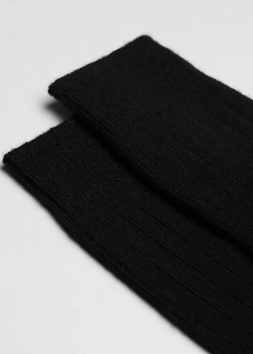 Calcetines de Canalé de Hombre con Lana y Cashmere
