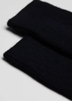 Calcetines de Canalé de Hombre con Lana y Cashmere