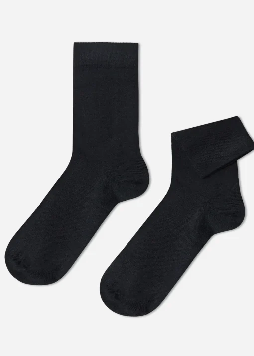 Calcetines De Hombre En Lana y Algodón