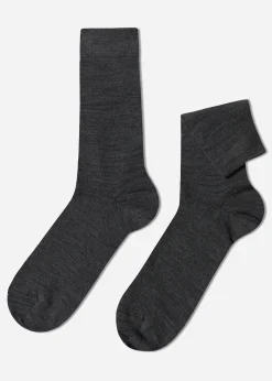 Calcetines De Hombre En Lana y Algodón