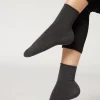 Calcetines en Lana y Algodón Sin Puño