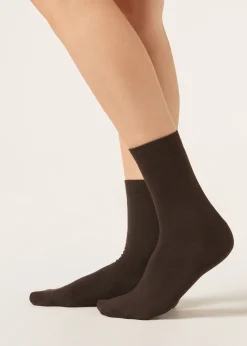 Calcetines en Lana/Algodón sin orillo