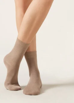 Calcetines en Lana/Algodón sin orillo