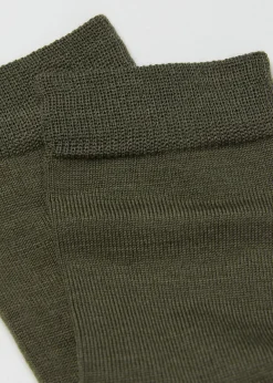 Calcetines en Lana/Algodón sin orillo
