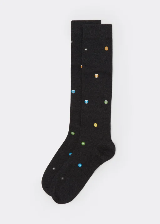 Calcetines Estampado Integral Hombre