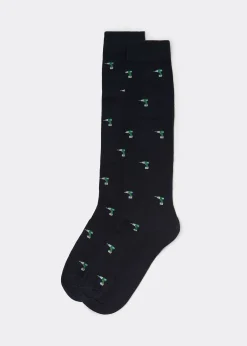 Calcetines Estampado Integral Hombre
