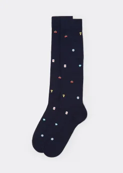 Calcetines Estampado Integral Hombre