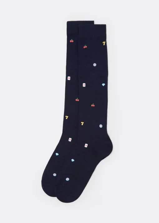 Calcetines Estampado Integral Hombre