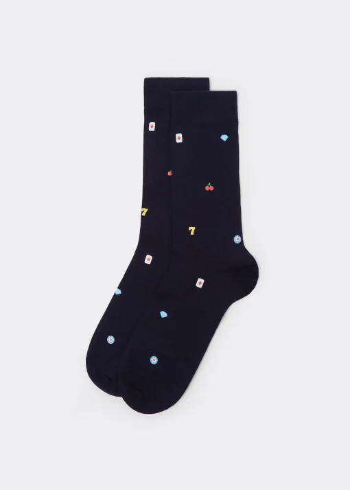 Calcetines Estampado Integral Hombre