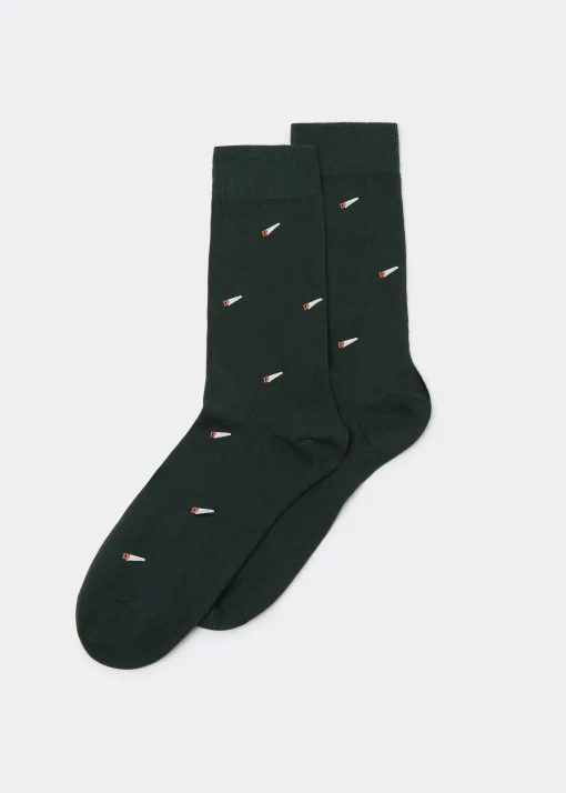 Calcetines Estampado Integral Hombre