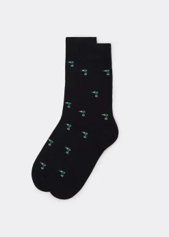 Calcetines Estampado Integral Hombre