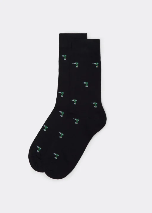 Calcetines Estampado Integral Hombre
