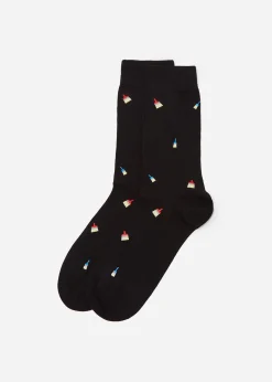 Calcetines Estampado Integral Hombre