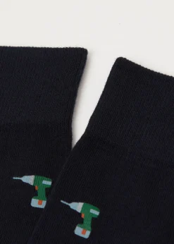 Calcetines Estampado Integral Hombre