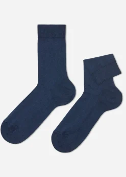 Calcetines Hombre en Algodón Elástico