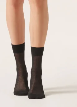 Calcetines Lana Con Puño