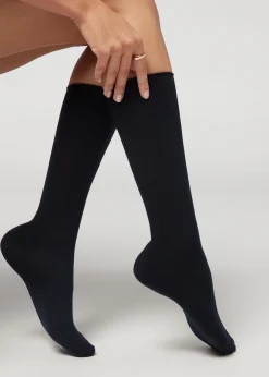 Calcetines Largos 3/4 con Cashmere