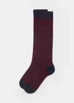 Calcetines Largos Algodón  Microestampados/Lunares