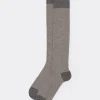 Calcetines Largos Algodón  Microestampados/Lunares
