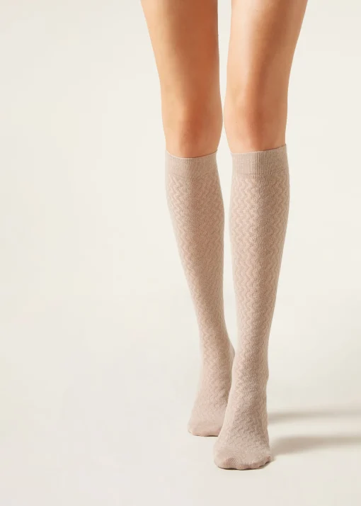 Calcetines Largos Cashmere Ligero